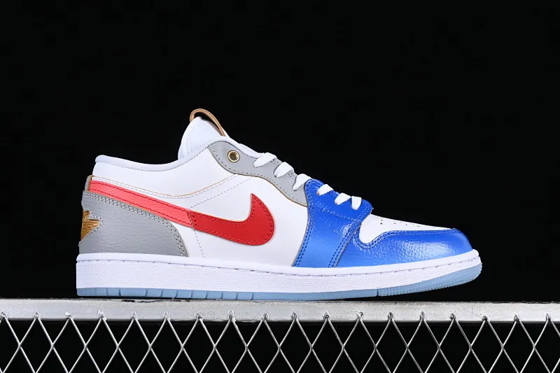 All categories Air Jordan Jordan series basketball shoes Air Jordan 1 Low G version pure original Air Jordan 1 Low "Philippines" AJ1 Joe 1 color matching low-top cultural casual sneakers FN8901-164